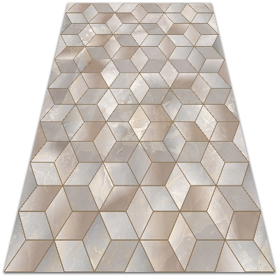 Dywan ogrodowy Brązowe bloki