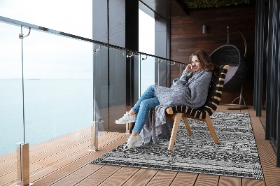 Tarasowy dywan zewnętrzny Diamenty geometryczne