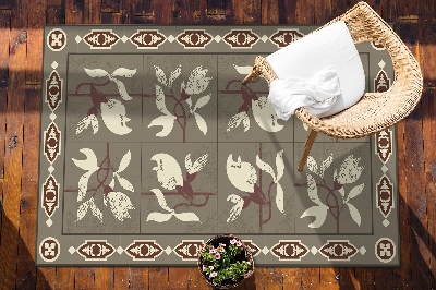 Nowoczesny dywan outdoor Płytki Magnolia