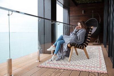 Dywan ogrodowy Koła i ramy