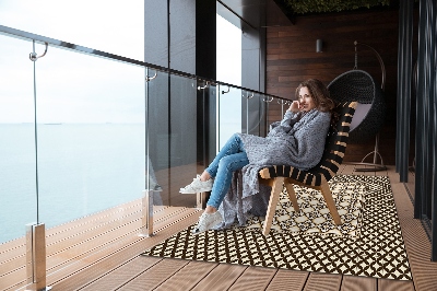 Tarasowy dywan zewnętrzny Mały wzór