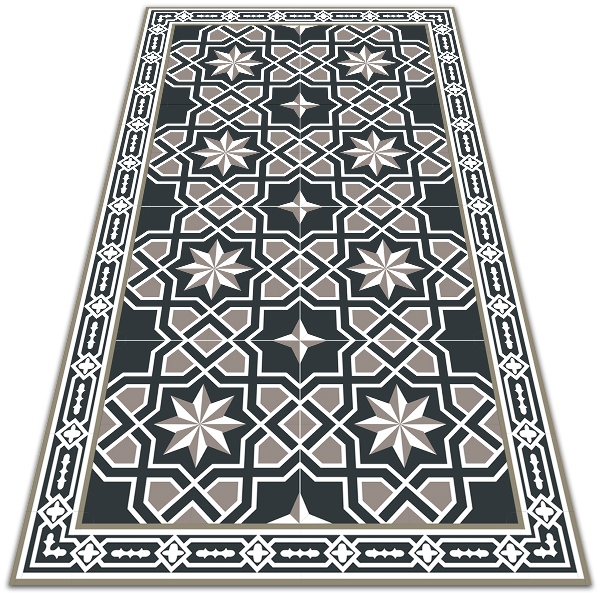 Nowoczesny dywan outdoor Róża wiatrów