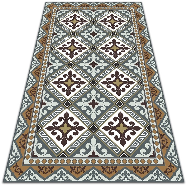 Dywan na taras zewnętrzny Kwiaty geometryczne