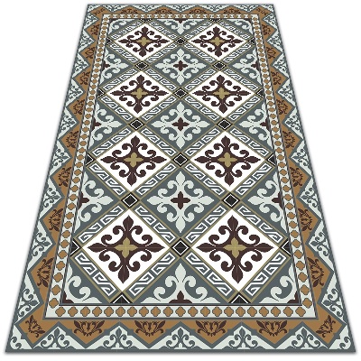 Dywan na taras zewnętrzny Kwiaty geometryczne