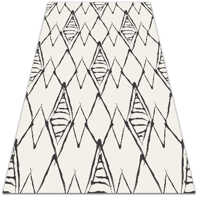 Tarasowy dywan zewnętrzny Wzór szczytów górskich