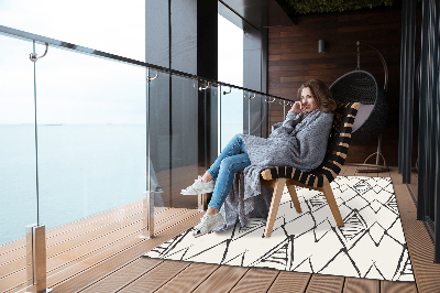 Tarasowy dywan zewnętrzny Wzór szczytów górskich