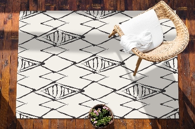 Tarasowy dywan zewnętrzny Wzór szczytów górskich