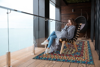 Nowoczesny dywan outdoor Wzór ludowy