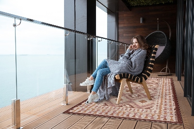 Dywan na taras zewnętrzny Wzór vintage