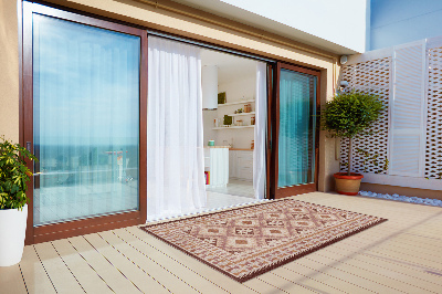 Dywan na taras zewnętrzny Wzór vintage