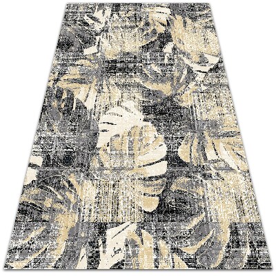 Nowoczesny dywan outdoor Motyw listy Monstera
