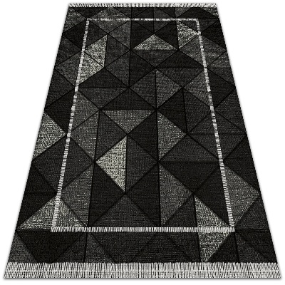 Tarasowy dywan zewnętrzny Trójkąty z efektem 3D