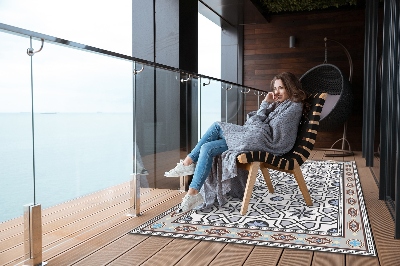 Nowoczesny dywan outdoor Gwiazdy geometryczne