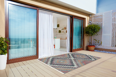 Tarasowy dywan zewnętrzny Wzór równoległy