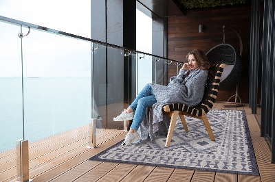 Nowoczesny dywan outdoor Styl retro