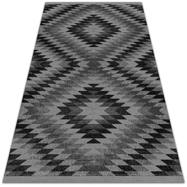 Nowoczesny dywan tarasowy Ciemne równoległoboki
