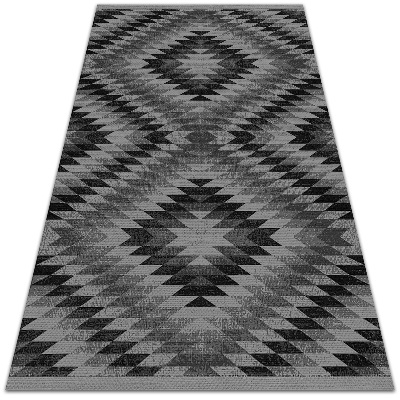 Nowoczesny dywan tarasowy Ciemne równoległoboki