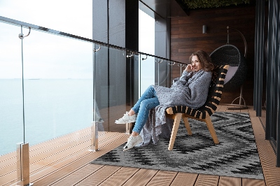 Dywan ogrodowy Ciemny równoległy