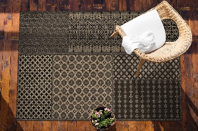 Nowoczesny dywan outdoor Wzór aztecki