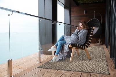 Dywan na taras zewnętrzny Wzór aztecki