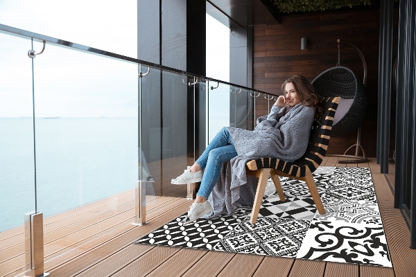 Nowoczesny dywan outdoor Szalone wzory