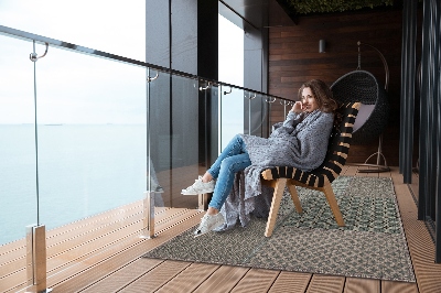 Tarasowy dywan zewnętrzny Styl aztecki