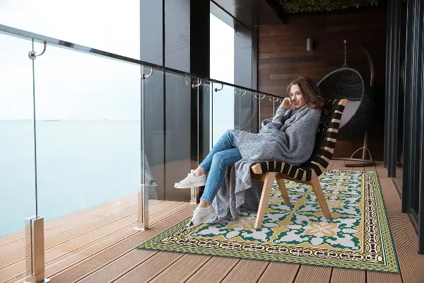 Nowoczesny dywan outdoor Styl boho