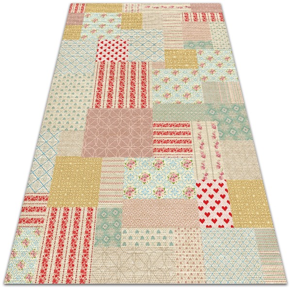 Tarasowy dywan zewnętrzny Kolorowy patchwork