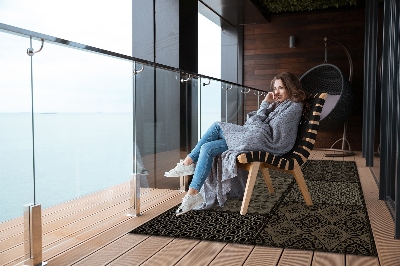 Dywan ogrodowy Połączenie wielu wzorów