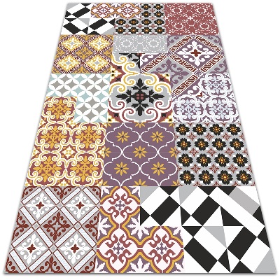 Nowoczesny dywan outdoor Mieszanka płytek