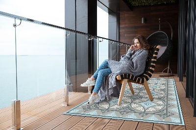 Dywan ogrodowy Koła geometryczne