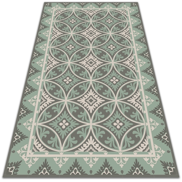 Dywan ogrodowy Wzór koła retro