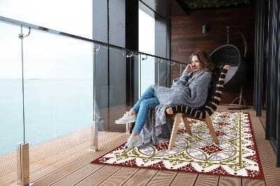 Nowoczesny dywan outdoor Wzór geometryczny