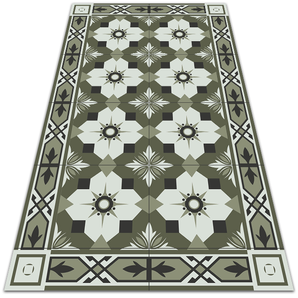 Dywan na taras zewnętrzny Kafelkowy wzór geometryczny