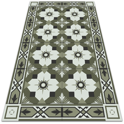 Dywan na taras zewnętrzny Kafelkowy wzór geometryczny