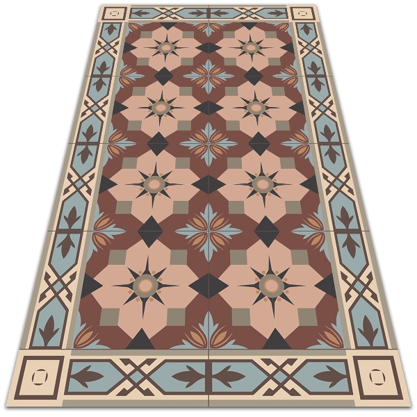 Tarasowy dywan zewnętrzny Płytki geometryczne