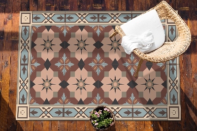 Tarasowy dywan zewnętrzny Płytki geometryczne