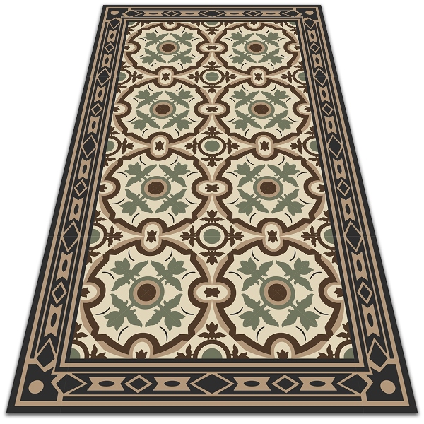 Nowoczesny dywan outdoor Wzory owalne