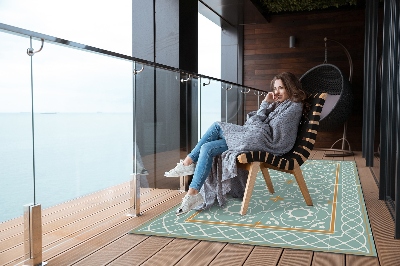 Tarasowy dywan zewnętrzny Symetria vintage