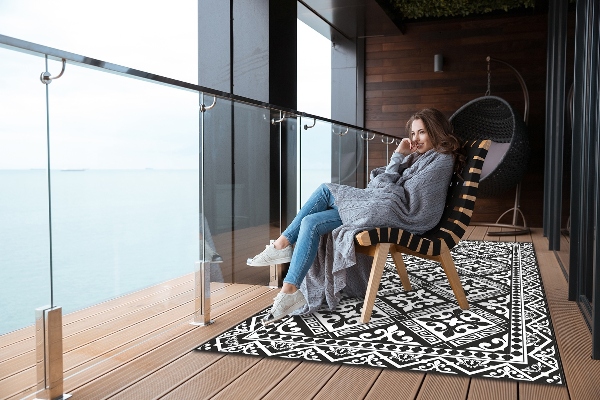 Nowoczesny dywan outdoor Wzory geometryczne