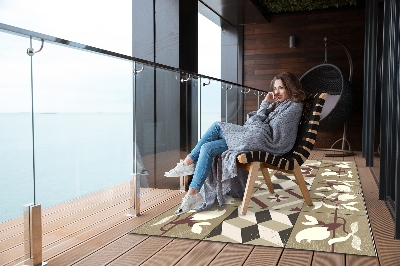 Tarasowy dywan zewnętrzny Płytki Magnolia