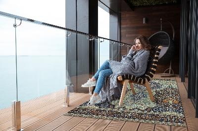 Tarasowy dywan zewnętrzny Piękne tureckie detale