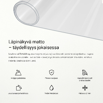 Miękkie szkło na biurko