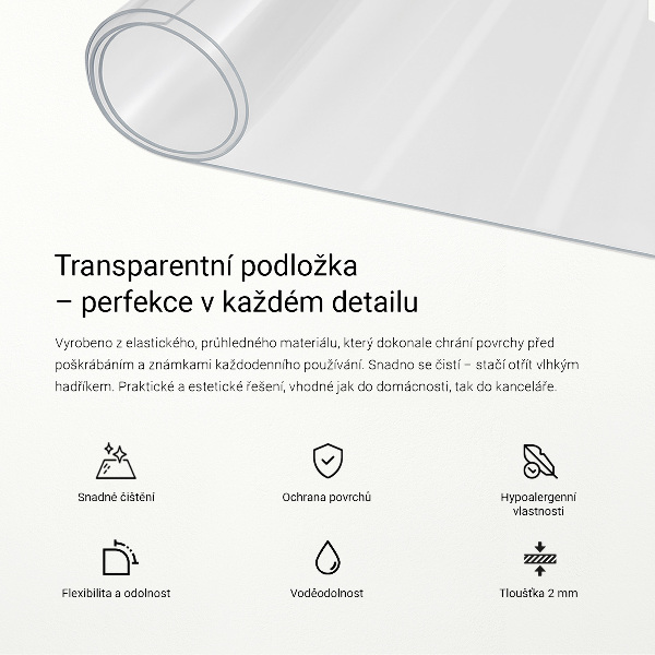 Mata ochronna przezroczysta