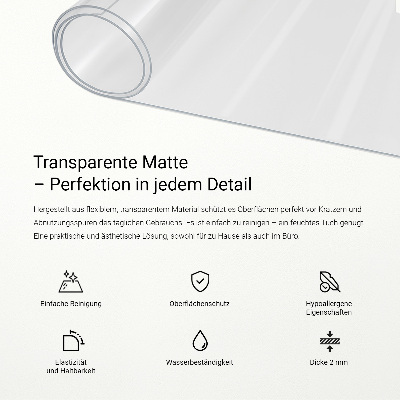 Mata ochronna przezroczysta