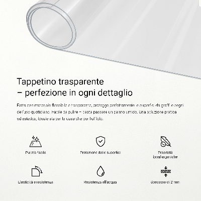 Mata ochronna przezroczysta