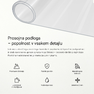 Mata ochronna przezroczysta