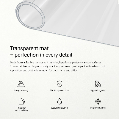 Mata ochronna przezroczysta