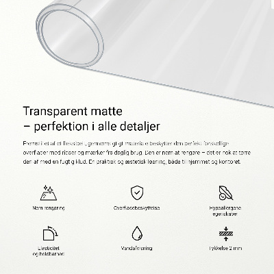 Mata ochronna przezroczysta