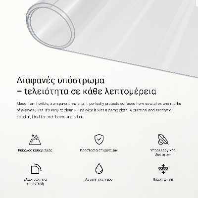 Mata ochronna przezroczysta